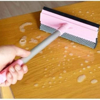 Mâner lung Răzuitor de ferestre Perie de curățare a sticlei Soluție de curățare cu burete moale Stergator de baie Spalarea geamurilor de masina Instrument de curatare a casei