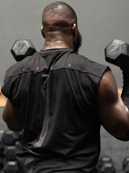 Meeste topp - ovaalse kaelusega