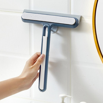Εργαλείο καθαρισμού υαλοκαθαριστήρα υαλοκαθαριστήρα ντους 3 σε 1 Μάκτρο ντουζιέρας με βάση σιλικόνης Εργαλείο καθαρισμού υαλοκαθαριστήρα καθρέφτη μπάνιου