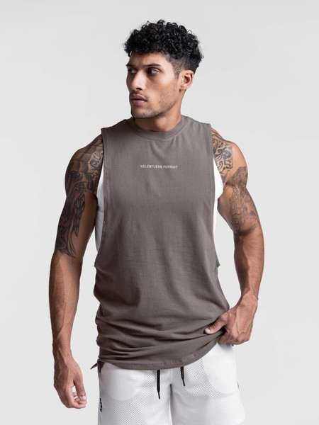 Muška ležerna majica bez rukava s natpisom