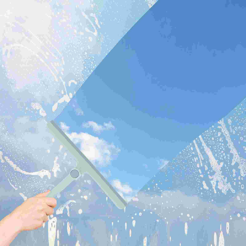 Racletă Geam Duș Curățător de sticlă Stergător de uși Scrubbermaner Instrument Silicon Spălător de spălat Toată casa gresie portabilă