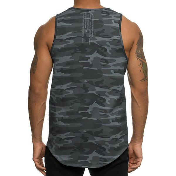 Maieu de camuflaj pentru bărbați, cu buzunar și fermoar