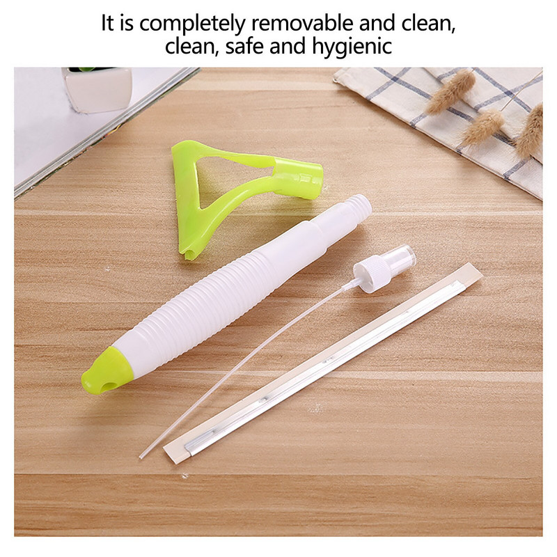 Instrument de curățare a geamurilor de geamuri de demontare pe două fețe Dispozitiv de curățare a geamurilor Racletă Mop Racletă ștergător cu sticlă de pulverizare cu apă