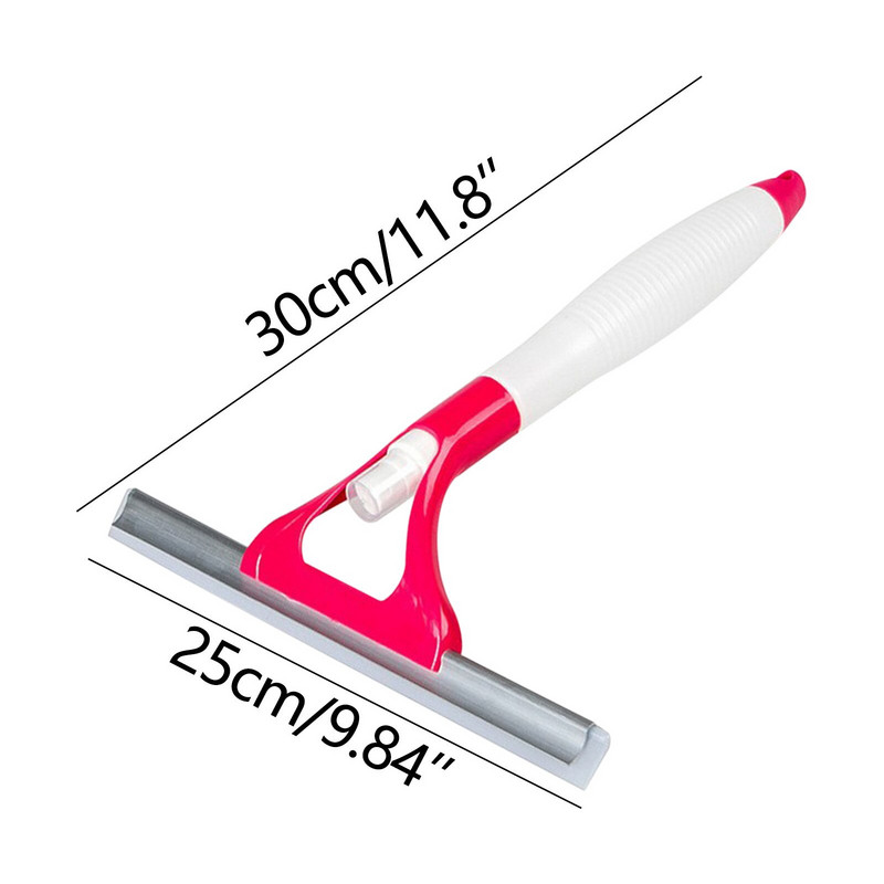 Instrument de curățare a geamurilor de geamuri de demontare pe două fețe Dispozitiv de curățare a geamurilor Racletă Mop Racletă ștergător cu sticlă de pulverizare cu apă
