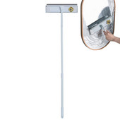 Soluție de curățare a geamurilor 2 în 1 Stergător retractabil pentru curățarea parbrizului Instrument de curățare multifuncțional de uz casnic pentru plăci de sticlă și multe altele