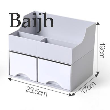 Carcasă pentru machiaj, cutie pentru bijuterii, sertare organizatoare, cutie de depozitare pentru cosmetice din plastic, suport perie de machiaj, organizatoare pentru machiaj