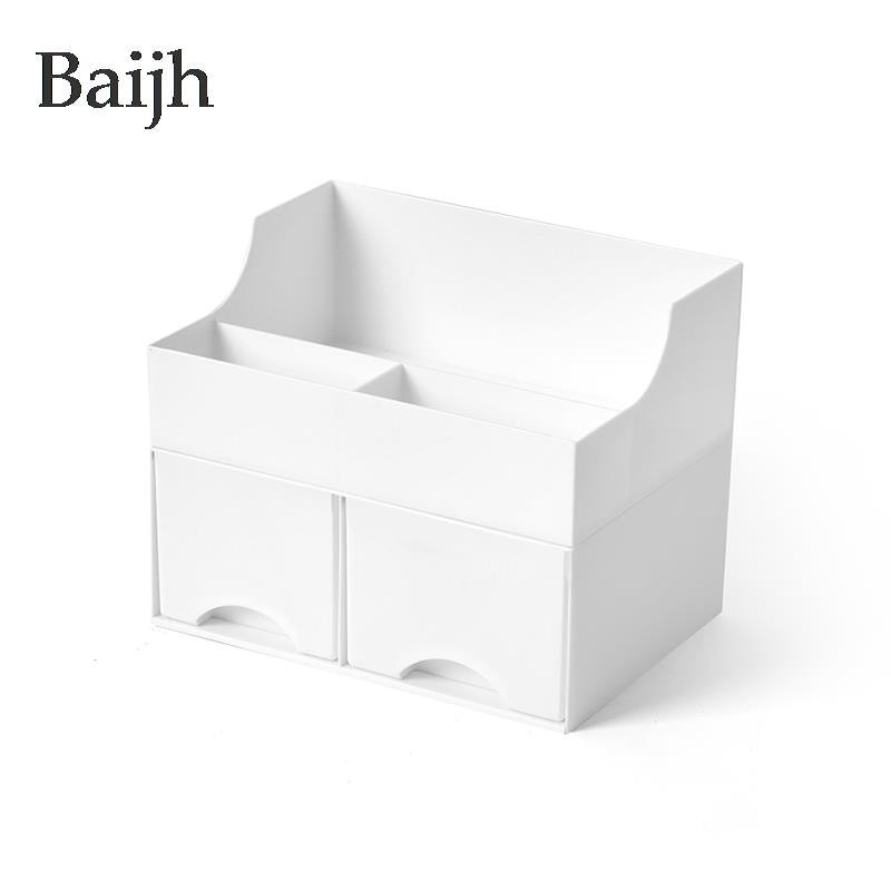 Carcasă pentru machiaj, cutie pentru bijuterii, sertare organizatoare, cutie de depozitare pentru cosmetice din plastic, suport perie de machiaj, organizatoare pentru machiaj