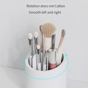 ECHOME Cosmetic Storage Organizers Ανθεκτικό στη σκόνη Περιστρεφόμενο κουτί μακιγιάζ φιλικό προς το περιβάλλον με καπάκι μολύβι μακιγιάζ φρυδιών με πινέλο κοσμηματοπωλείο