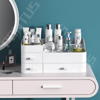 Cosmetic Storage Box Μακιγιάζ Συρτάρι Organizer Μεγάλης χωρητικότητας Makeup Organizer Desktop Sundries Storage Box Κουτιά οργάνωσης