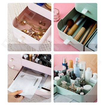 Cosmetic Storage Box Μακιγιάζ Συρτάρι Organizer Μεγάλης χωρητικότητας Makeup Organizer Desktop Sundries Storage Box Κουτιά οργάνωσης