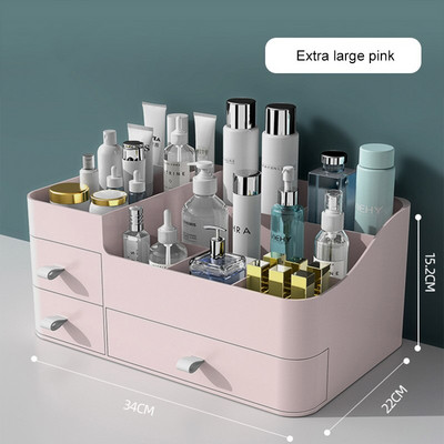 Cosmetic Storage Box Μακιγιάζ Συρτάρι Organizer Μεγάλης χωρητικότητας Makeup Organizer Desktop Sundries Storage Box Κουτιά οργάνωσης