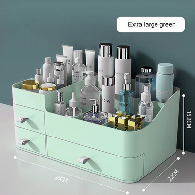 Cosmetic Storage Box Μακιγιάζ Συρτάρι Organizer Μεγάλης χωρητικότητας Makeup Organizer Desktop Sundries Storage Box Κουτιά οργάνωσης