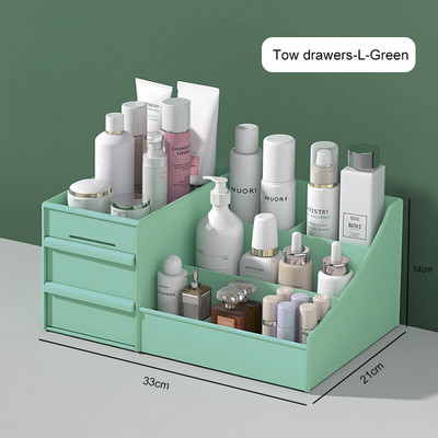 Cosmetic Storage Box Μακιγιάζ Συρτάρι Organizer Μεγάλης χωρητικότητας Makeup Organizer Desktop Sundries Storage Box Κουτιά οργάνωσης