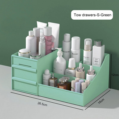 Cosmetic Storage Box Μακιγιάζ Συρτάρι Organizer Μεγάλης χωρητικότητας Makeup Organizer Desktop Sundries Storage Box Κουτιά οργάνωσης