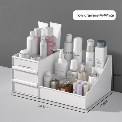 Cosmetic Storage Box Μακιγιάζ Συρτάρι Organizer Μεγάλης χωρητικότητας Makeup Organizer Desktop Sundries Storage Box Κουτιά οργάνωσης