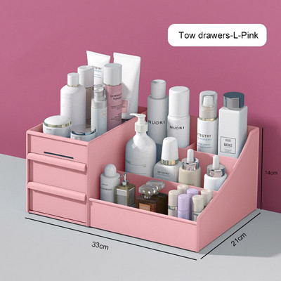 Cosmetic Storage Box Μακιγιάζ Συρτάρι Organizer Μεγάλης χωρητικότητας Makeup Organizer Desktop Sundries Storage Box Κουτιά οργάνωσης