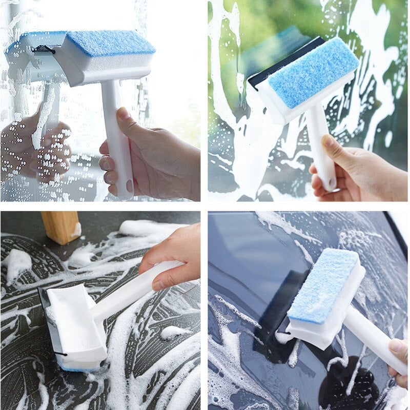 Εργαλείο καθαρισμού υαλοκαθαριστήρων τζαμιών διπλής όψεως Βούρτσα υαλοκαθαριστήρων υαλοκαθαριστήρα μπάνιου Οικιακό καθαριστικό Καθαριστικό υαλοκαθαριστήρα Εργαλεία καθαρισμού σπιτιού