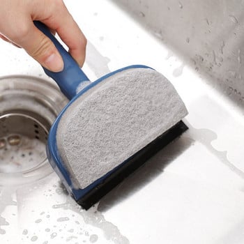 Γυάλινη βούρτσα διπλής όψης Εργαλεία οικιακού καθαρισμού Αξεσουάρ μπάνιου Βούρτσα καθαρισμού νιπτήρα μπάνιου Βούρτσες προμήθειες σπιτιού