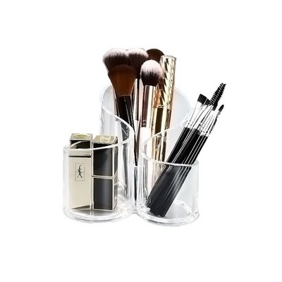 Prozirna akrilna olovka za obrve Kozmetički kist Kutija za pohranu Organizatori za pohranu na stolu za stolnu komodu Organizator