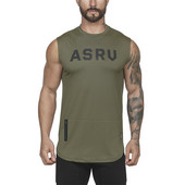 Ανδρικό φανελάκι - με οβάλ λαιμόκοψη και επιγραφή