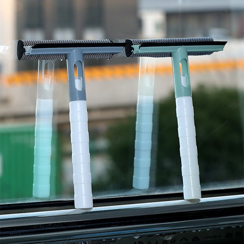 Četka za čišćenje prozora Dvonamjenski brisač staklenih pločica s dugom ručkom Prozor automobila Četka za čišćenje kupaonskog ogledala Alat za čišćenje doma