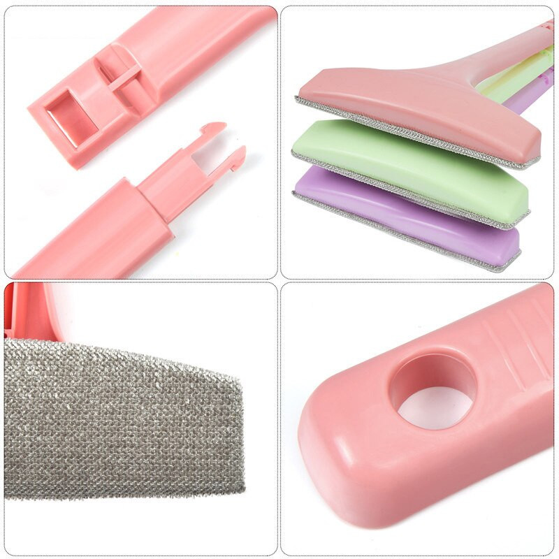 Perie pentru geam Perie de curățare a prafului de mașină Stergator de casa Dispozitiv de curățare a colțurilor de sticlă Mini mătură lavabilă Colector de praf Unelte de uz casnic