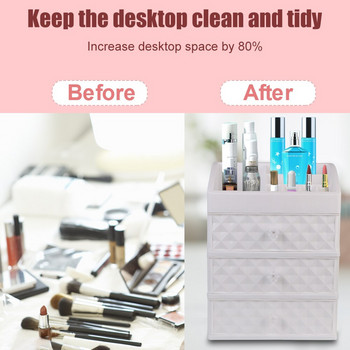 Συρτάρι Home Organizer Γυναίκα Beauty Skin Care Κοσμήματα Βερνίκι νυχιών Δοχείο επιφάνειας εργασίας Καλλυντική θήκη Μακιγιάζ Κουτί αποθήκευσης Ανθεκτικό