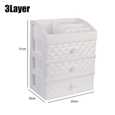 Συρτάρι Home Organizer Γυναίκα Beauty Skin Care Κοσμήματα Βερνίκι νυχιών Δοχείο επιφάνειας εργασίας Καλλυντική θήκη Μακιγιάζ Κουτί αποθήκευσης Ανθεκτικό