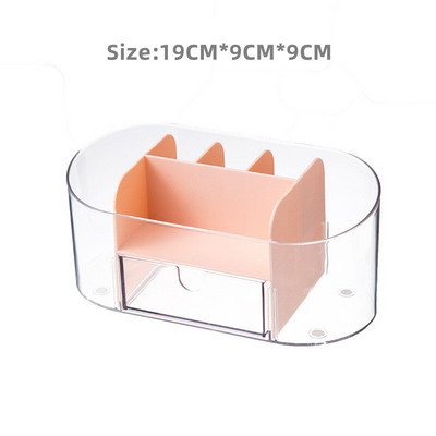 Kutija za pohranu šminke Akrilni kristal Kozmetički četkica za ruž za usne Držač za njegu kože Organizator za uredski stol u kupaonici Novi dolazak