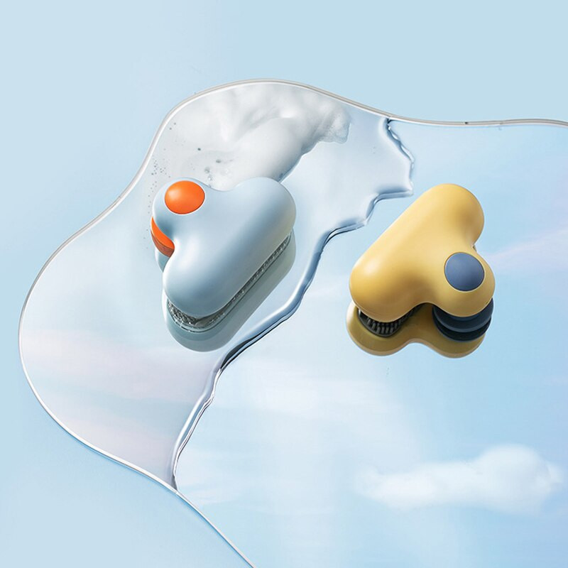 2-u-1 Čistač staklenih četkica za uklanjanje kamenca Mali stakleni ogledalo u obliku slova T Brisač Čišćenje kuhinje Kupaonica WC ručka Alat za čišćenje