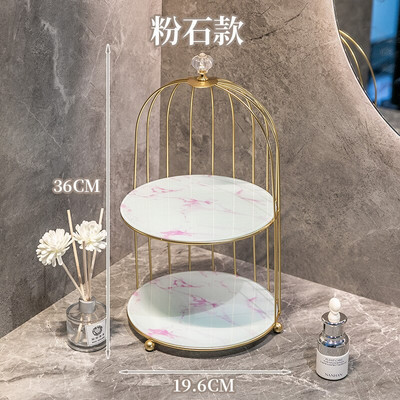 Modni novi umjetnički stil Kavez za ptice Kutije za pohranu kozmetike Ruž za usne Parfem Kozmetički proizvodi za njegu kože Organizator za pohranu nakita