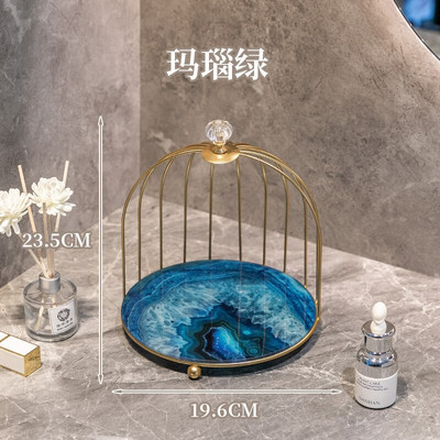 Modni novi umjetnički stil Kavez za ptice Kutije za pohranu kozmetike Ruž za usne Parfem Kozmetički proizvodi za njegu kože Organizator za pohranu nakita