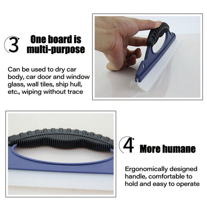 Stergator de apa Stergator de gel de silice Stergator de masina Placa de stergator de masini din silicon Spalator de geamuri Curatat de curatat Stergator de racleta Uscare Curatare auto