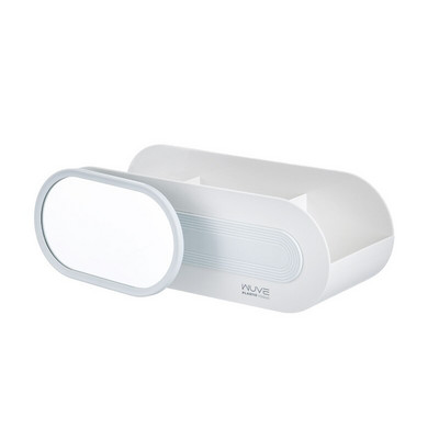 Suport de depozitare multifuncțional pentru produse cosmetice Accesorii de baie montate pe perete Raft de depozitare Suport portabil rafinat pentru organizator de machiaj