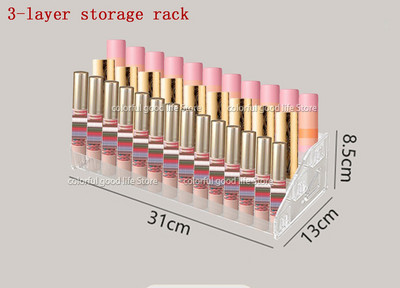 7 πλέγματα Διαφανές ακρυλικό Eyeshadow Compact Organizer Συρτάρι Οργάνωση Divider Μακιγιάζ Slot Storage Box Clear Cosmetics Case