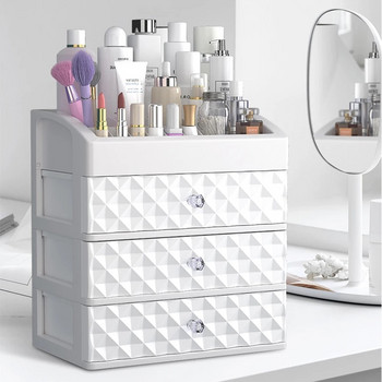 Makeup Organizer Καλλυντική θήκη Αδιάβροχο κοσμηματοπωλείο Γυναίκα Beauty Skin Care Cosmetic Organizers Συρτάρι Κουτί αποθήκευσης σπιτιού