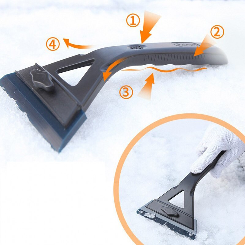 1 vnt sniego ledo grandiklis sniego šalinimo kastuvas Daugiafunkcis reguliuojamas automobilio sniego valymas šaldytuvas ledo šalinimo grandymo priedai