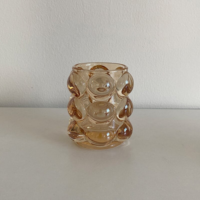 Γυάλινα καλλυντικά πολλαπλών χρήσεων Κύπελλο αποθήκευσης γραφικής ύλης Βούρτσα μακιγιάζ επιφάνειας εργασίας Θήκη μολυβιού φρυδιών Οργανωτής τραπεζιού κρεβατοκάμαρας