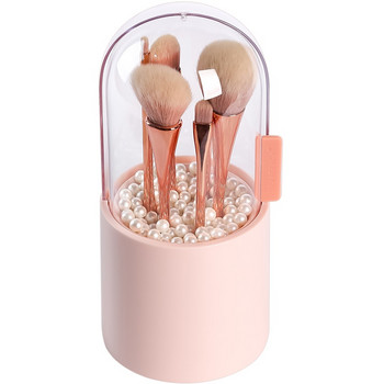 Lady\'s Cosmetic Storage Box Μακιγιάζ Βούρτσα αποθήκευσης Κάδος Υπνοδωμάτιο Make Tool Pen κραγιόν με κάλυμμα θήκη οργάνωσης για προστασία από τη σκόνη