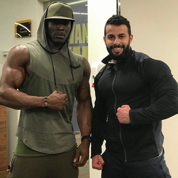 Maieu sport pentru bărbați cu glugă și șireturi