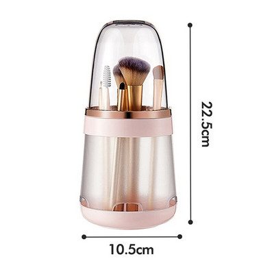 Organizer πινέλου μακιγιάζ για οργανώσεις καλλυντικών μακιγιάζ Στρογγυλή θήκη για στυλό Κραγιόν Κουτί αποθήκευσης μολυβιού Βερνίκι νυχιών