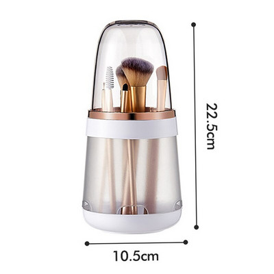 Organizer πινέλου μακιγιάζ για οργανώσεις καλλυντικών μακιγιάζ Στρογγυλή θήκη για στυλό Κραγιόν Κουτί αποθήκευσης μολυβιού Βερνίκι νυχιών