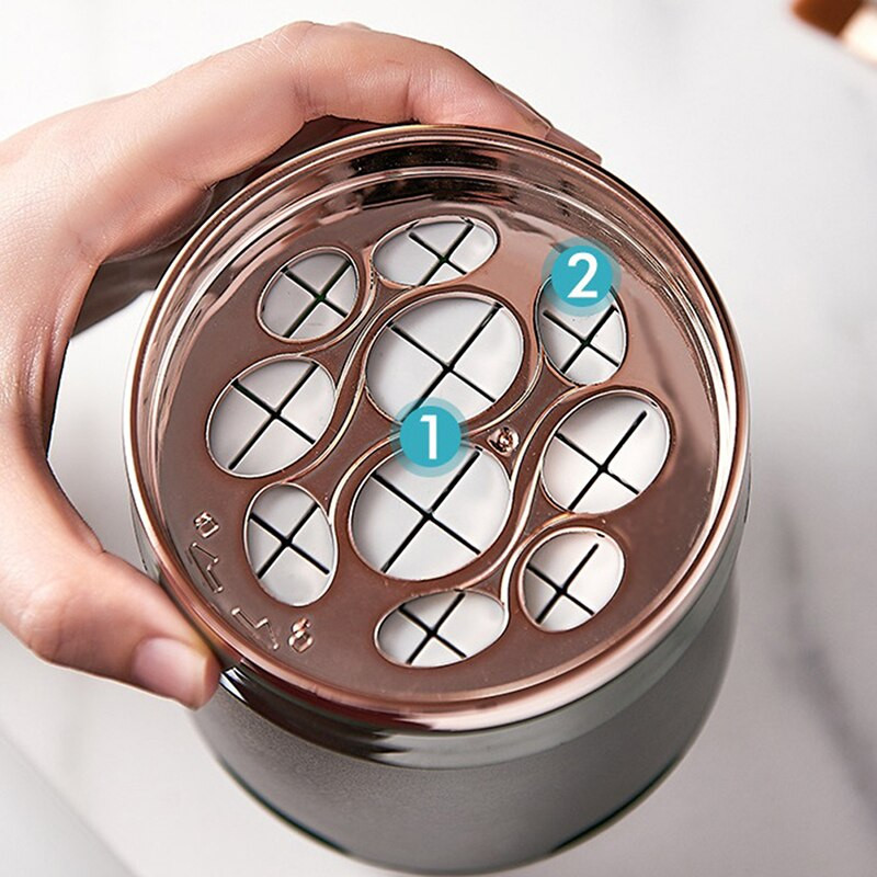 Organizer πινέλου μακιγιάζ για οργανώσεις καλλυντικών μακιγιάζ Στρογγυλή θήκη για στυλό Κραγιόν Κουτί αποθήκευσης μολυβιού Βερνίκι νυχιών