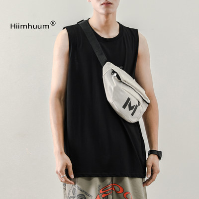 Maieu sport pentru bărbați, de culoare uni, cu decolteu oval