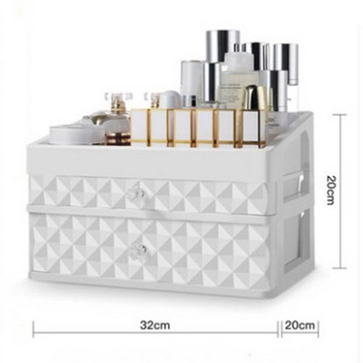 Θήκη καλλυντικών Αδιάβροχη Organizer μακιγιάζ Κουτί κοσμημάτων Γυναίκα ομορφιά Περιποίηση δέρματος Καλλυντικά Organizers Συρτάρι Κουτί αποθήκευσης σπιτιού Ανθεκτικό
