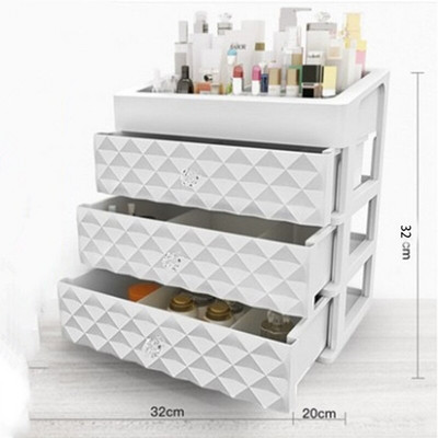 Θήκη καλλυντικών Αδιάβροχη Organizer μακιγιάζ Κουτί κοσμημάτων Γυναίκα ομορφιά Περιποίηση δέρματος Καλλυντικά Organizers Συρτάρι Κουτί αποθήκευσης σπιτιού Ανθεκτικό