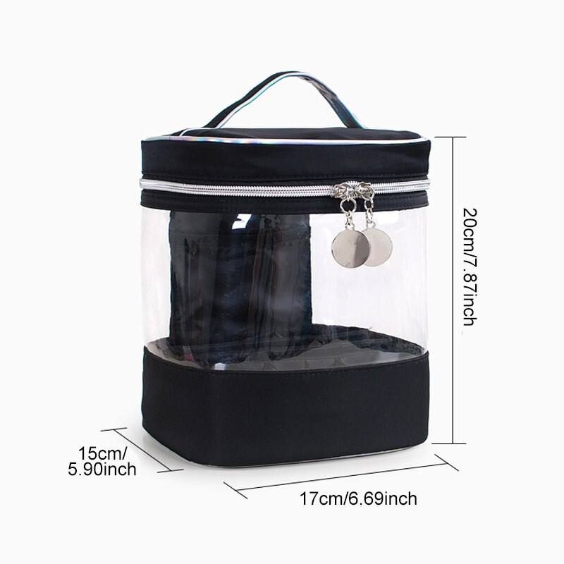 Φορητό PVC Organizers Μακιγιάζ Ταξιδιωτικό Μπάνιο Καλλυντικό Κραγιόν Μακιγιάζ Εργαλεία Μακιγιάζ Βούρτσα Τσάντα Αποθήκευσης Σπίτι Αξεσουάρ καλλωπισμού