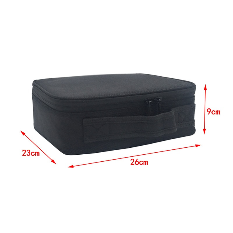 Organizator Oxford impermeabil pentru machiaj Cutie de depozitare cu mai multe straturi, detașabilă, cu fermoar, pentru cosmetică, pentru articole de toaletă, Suport pentru valiză