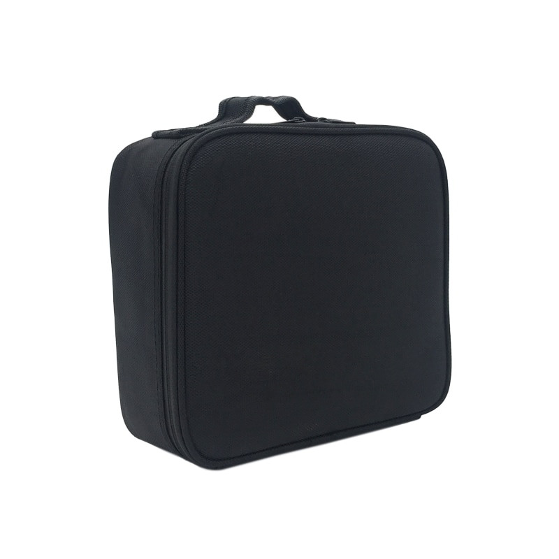 Organizator Oxford impermeabil pentru machiaj Cutie de depozitare cu mai multe straturi, detașabilă, cu fermoar, pentru cosmetică, pentru articole de toaletă, Suport pentru valiză