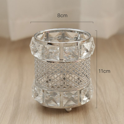 Europe Crystal meigipintsli pliiatsihoidik Hoiutoru Ehted Huulepulk Kulmupliiats Meigihoidik Kosmeetilised meigikaunistused